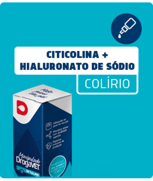 Colírios Citicolina + Hialuronato de sódio ...