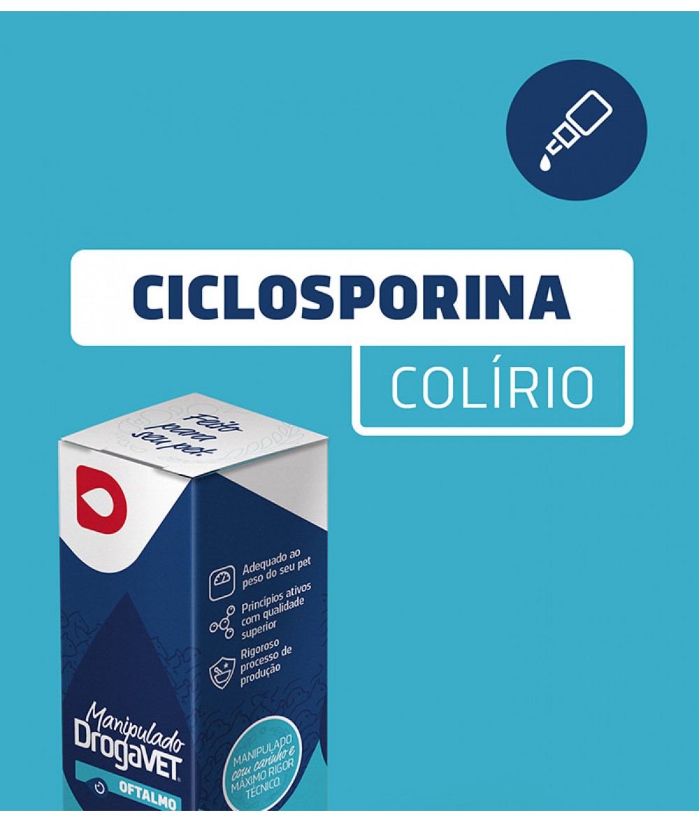 Ciclosporina 20mg Pote 30 Cápsulas - Uso Veterinário no Shoptime