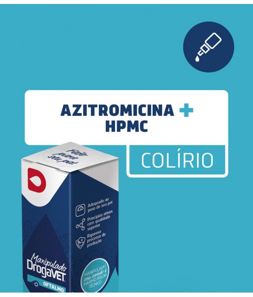 Colírios Azitromicina + HPMC 