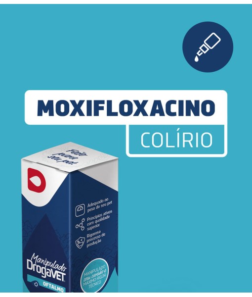 Colírios Moxifloxacino 