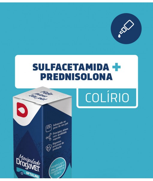 Colírios Sulfacetamida + Prednisolona 